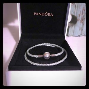 Authentic Pandora Leather Bracelet